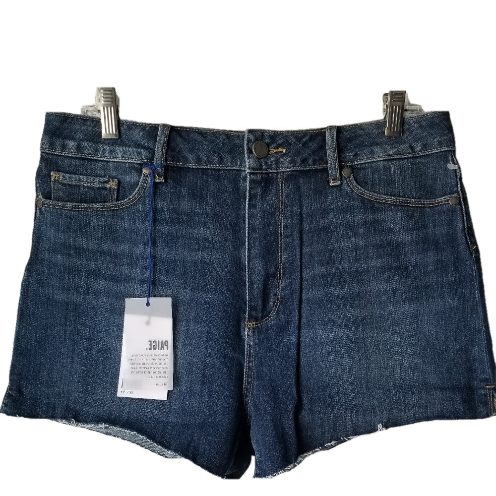 PAIGE Women's Blue Jean Shorts